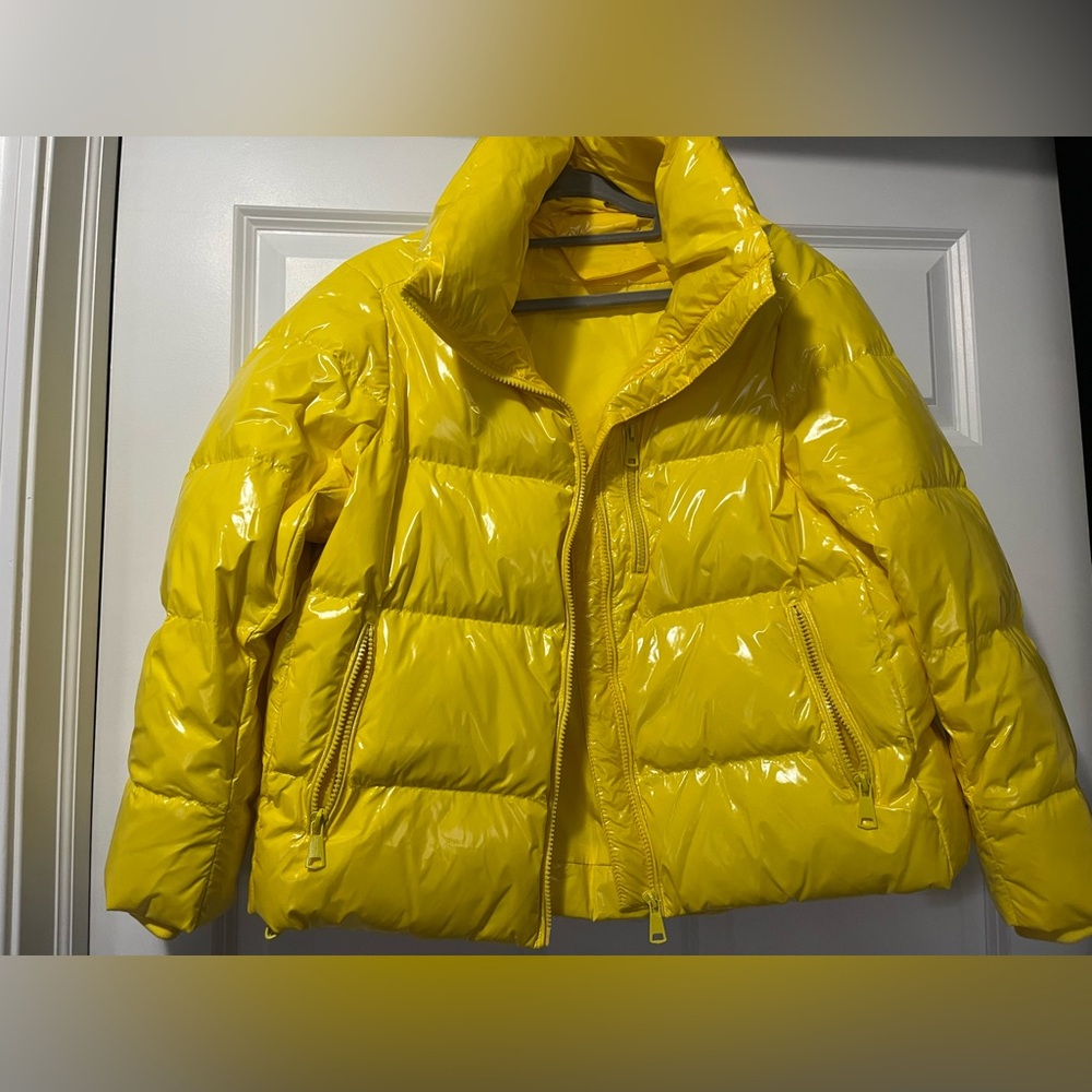 Yellow Women’s Puffer Coat